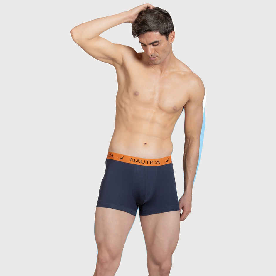 Nautica Men's - 1PP-RTRK01 Rib Trunk-05-S PBLU | Dark Blue - L