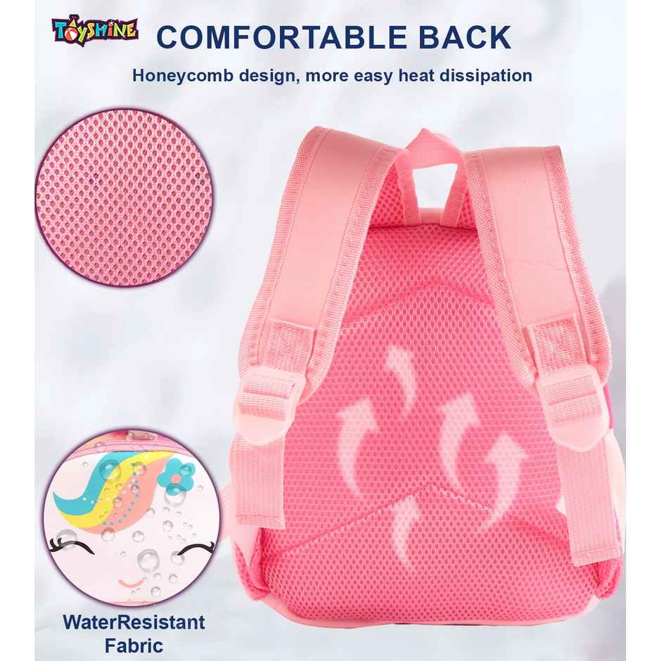 Toyshine 12" Cute Unicorn Backpack for Kids - Mini Size - Pink