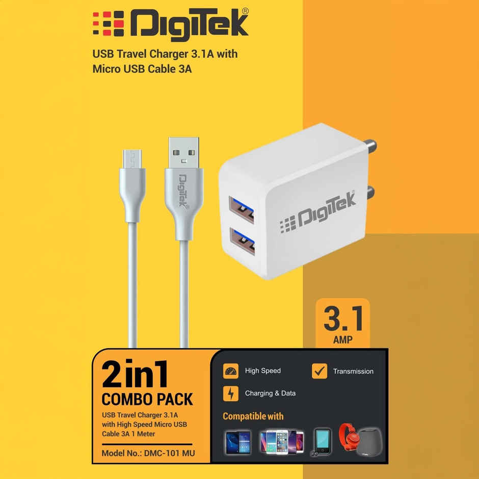 Digitek Charger USB Travel 3.1A DMC 101 MU