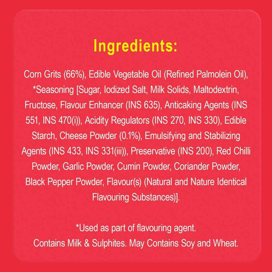 Crax Curls Cheese Delight Corn Puffs Snacks