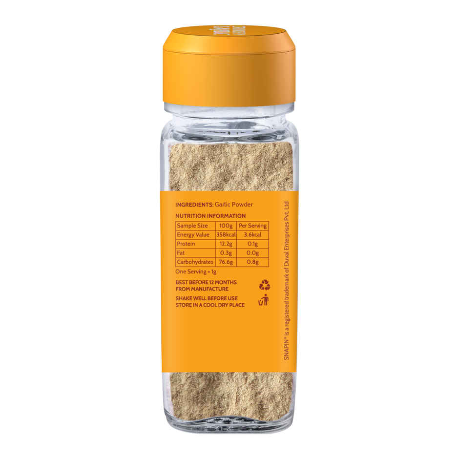 Snapin Garlic (Lahsun) Powder (40g) & Snapin White Onion Powder (40g) Combo