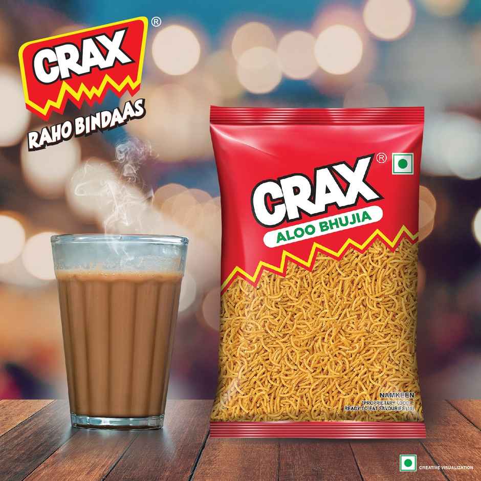 Crax Aloo Bhujia Namkeen Snacks | Crunchy & Savoury