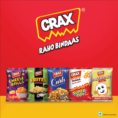 Crax Curls Chatpata Masala Puff Snacks Combo