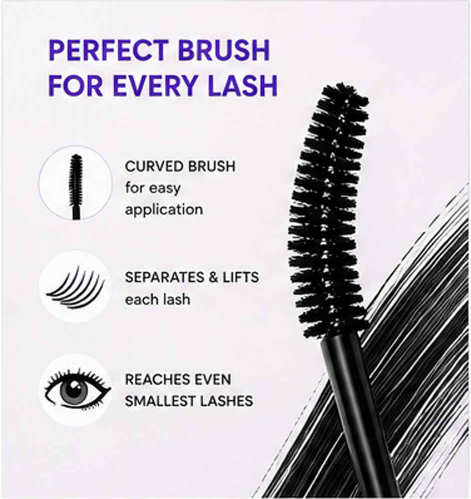 Blue Heaven Deep Black Mascara | Waterproof & Smudgeproof