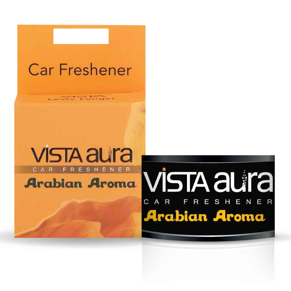 Vista Auto Care Car Freshener Arabian Aroma, Wooden Fiber, Car Interior Air Freshener Perfume
