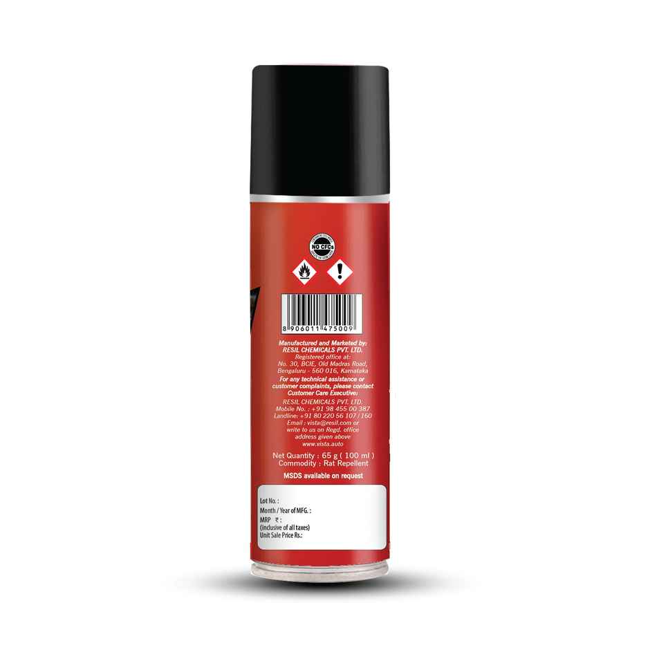 Vista Auto Care Rat Shield - Rodent Repellent for Engine Parts | Wires & Rubber Parts