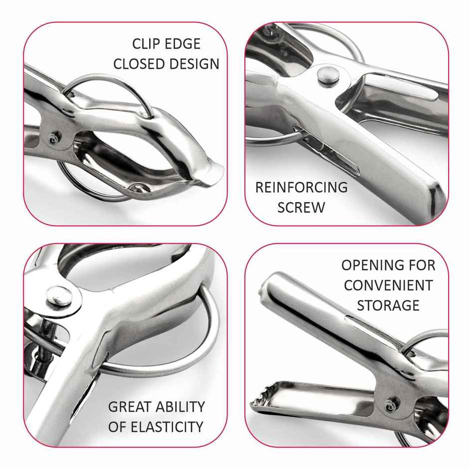 Jatin Steel Cloth Clips | I-20 SS