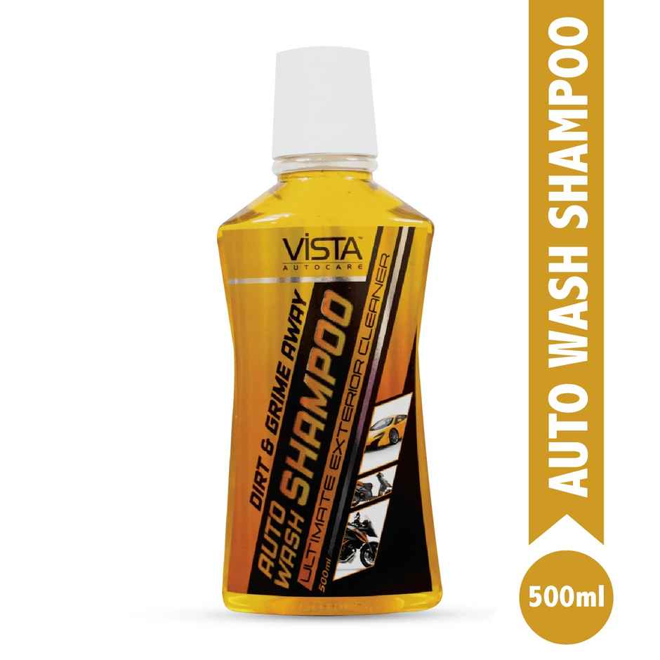 Vista Auto Care Auto Wash Shampoo | Car & Bike Shampoo | Excellent Foaming | Removes Dirt
