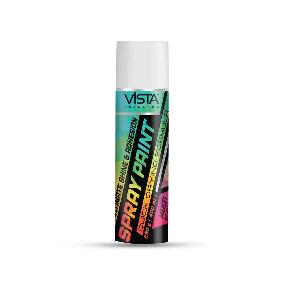 Vista Spray Paint Lacquer 400 ml (290 g) | Quick Drying with Gloss finish for Metal, Wood, Walls | Acrylic SprayPaints