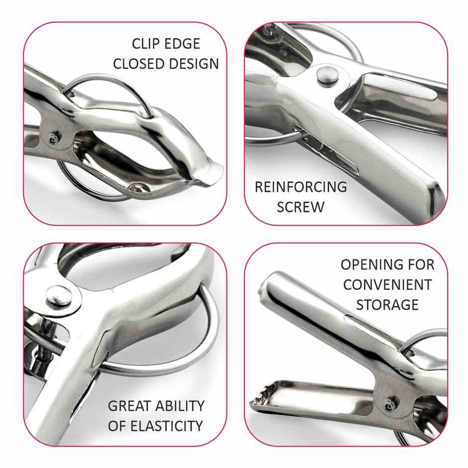 Jatin Steel Cloth Clips | I-20 SS