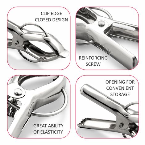 Jatin Steel Cloth Clips | I-20 SS