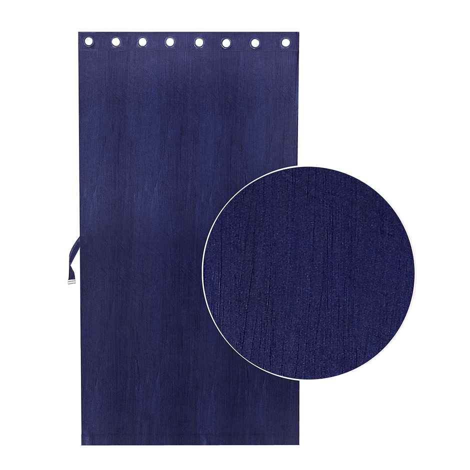 Antzco Plain Blue Door Curtain 7 ft x 4 ft | Pack of 2 | DC11