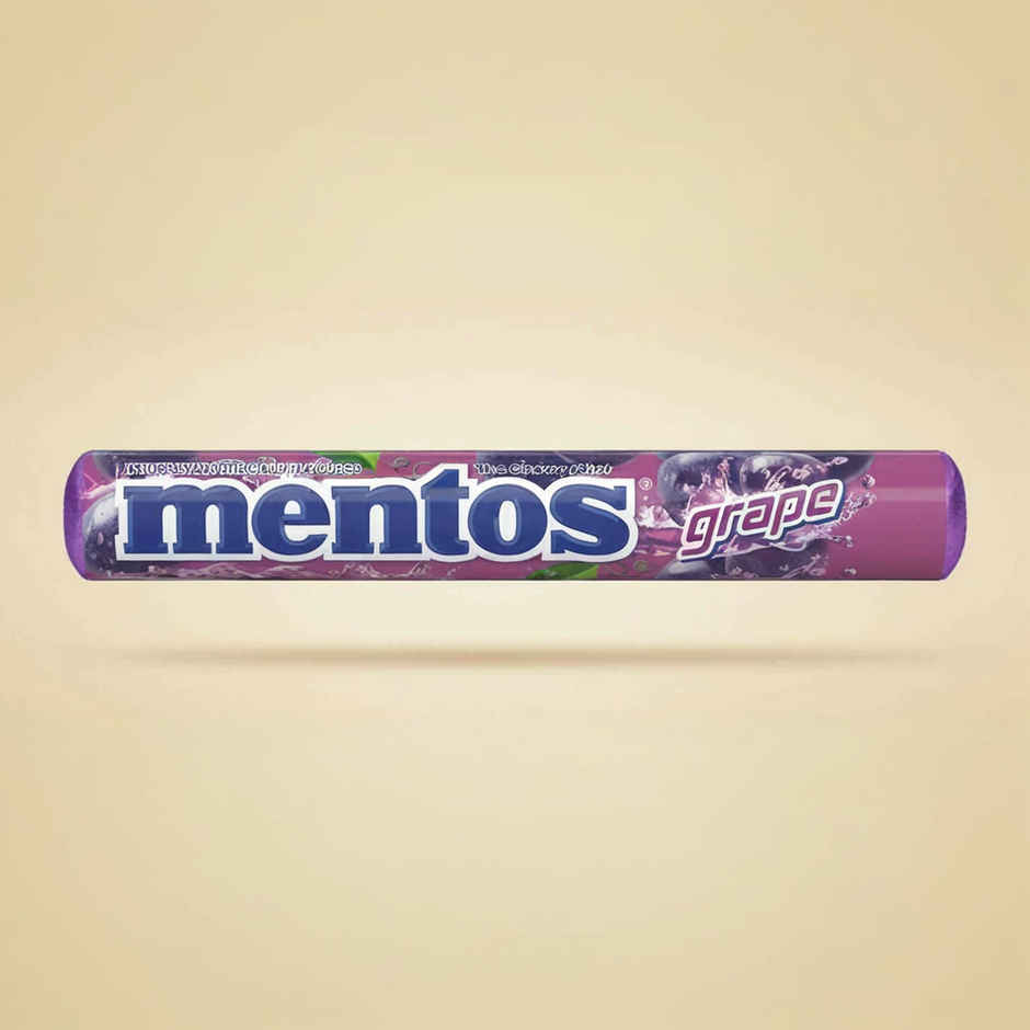Mentos Grape Candy Roll