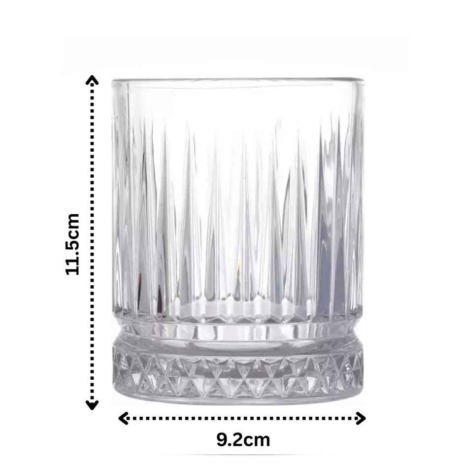 Roxx Ruby OF Tumbler Glass - 230 ml | Pack of 6