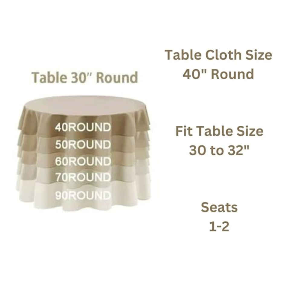 Lushomes Dining Table Cover - Royal Green | Classic Plain | 60 inch Round