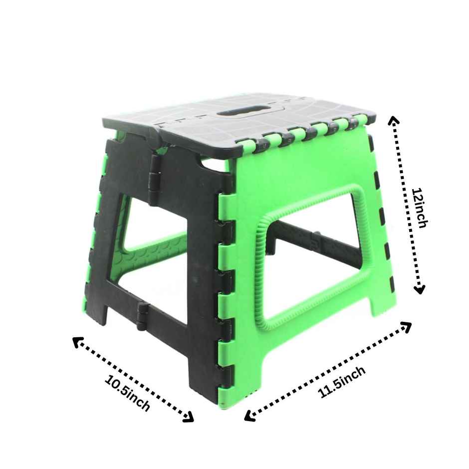 Se7en Folding Multipurpose Stool, 12inch (Colour May Vary)
