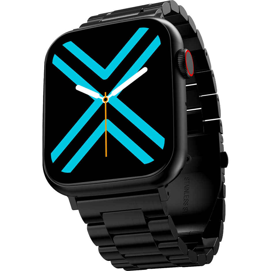 Fire-Boltt Lumos Smartwatch | 1.91" Display | BT Calling - Steel Black