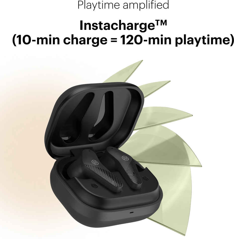 Noise Buds VS102 Neo 40H Playtime 4 Mic ENC 11mm Driver Instacharge TWS Earbuds | Carbon Black
