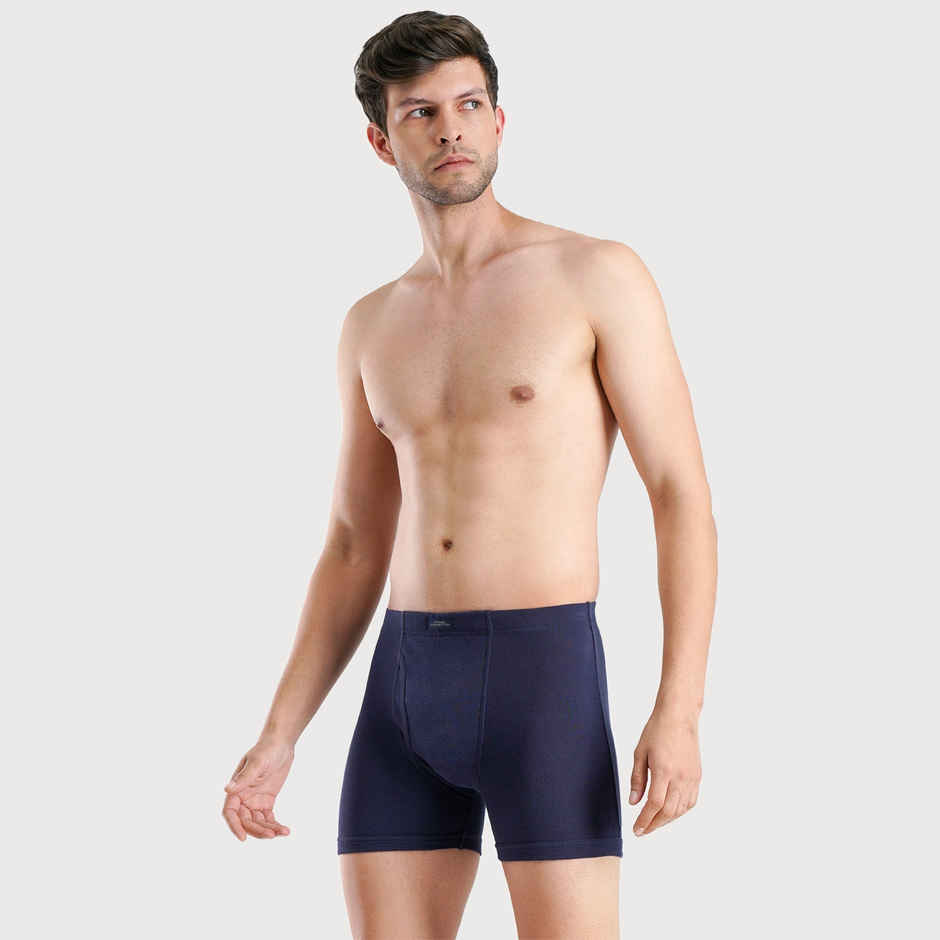 French Connection Regal Oxford | Men s Long Trunks Pack of 2 | Navel Academy | Jet Black | M