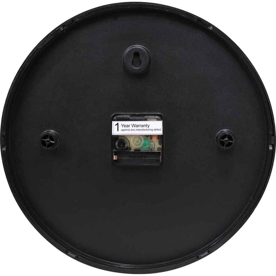 Bosco Decorative Silent Multicolour with Black Frame 30 CM Round Wall Clock BWC 1609