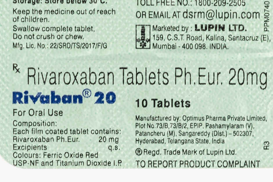 Rivaban 20 Tablet