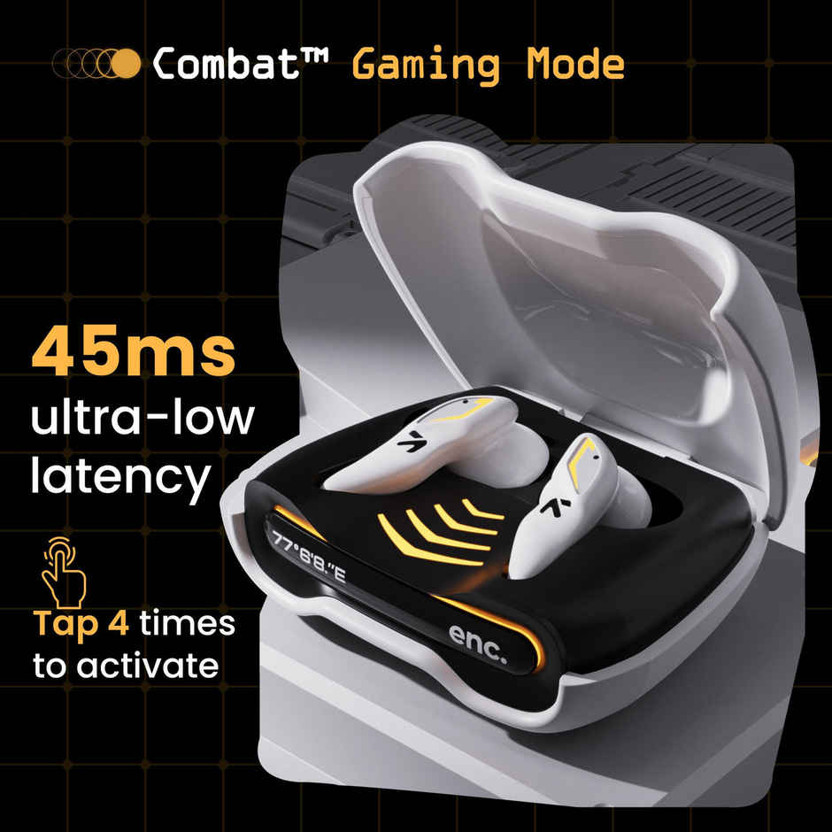 GOBOULT Astra with Quad Mic ENC, 48Hrs Battery, |Smoky Metal, True Wireless