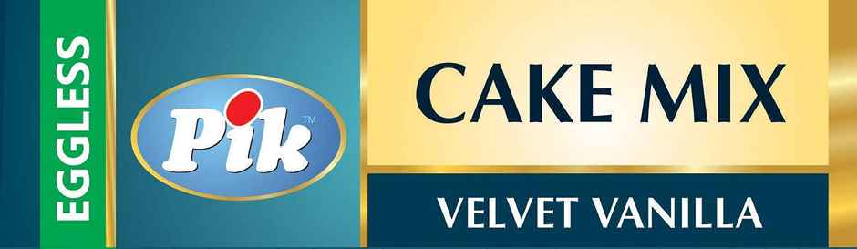 Pik Eggless Cake Mix - Velvet Vanilla