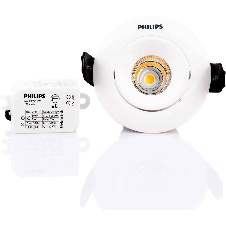 Philips Led Astra Spot 3-Watt Led Spotligh,Warm White,Pack Of 1