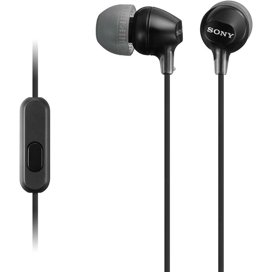 Sony MDR-EX15AP Wired Earphones - Black