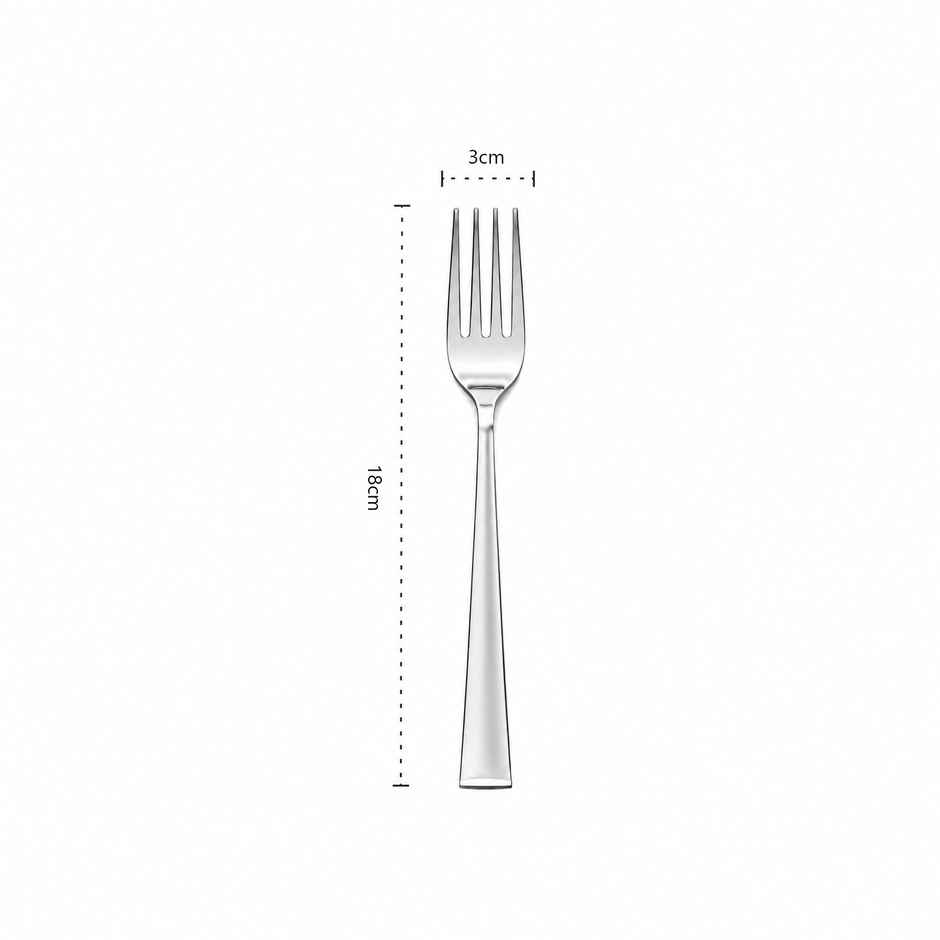 Petals 6 Pcs Stainless Impress 18 cm Dessert Fork Cutlery