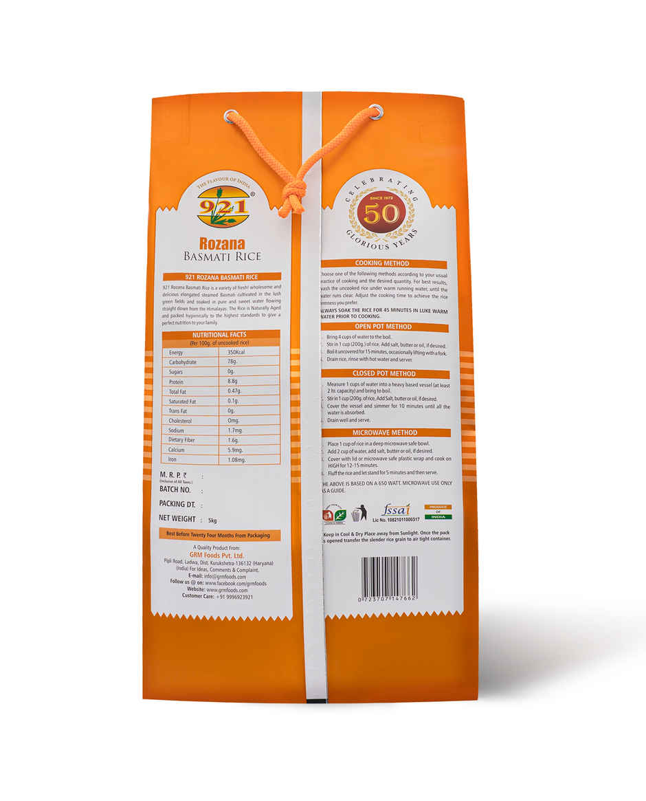 921 Rozana Basmati Rice