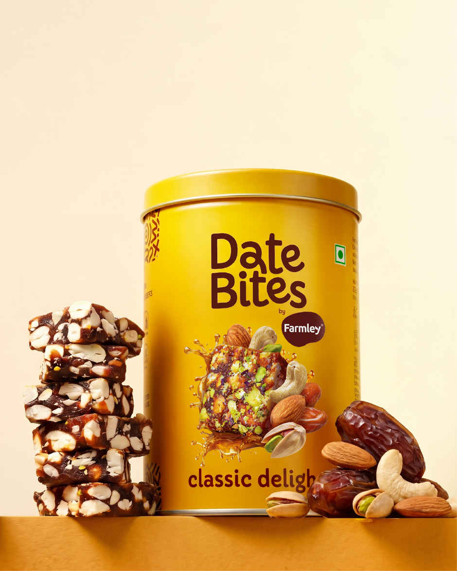 Farmley Classic Delight Date Bites Dry Fruit Burfi | No Added Sugar