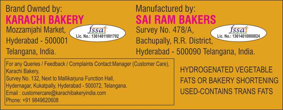 Karachi Bakery Cashew Biscuits 