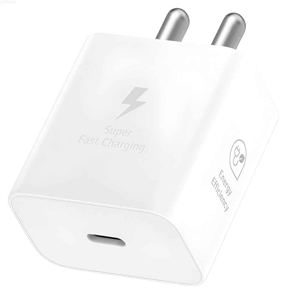 Ailkin 25W GaN Charger Adaptor for Samsung Phones | White