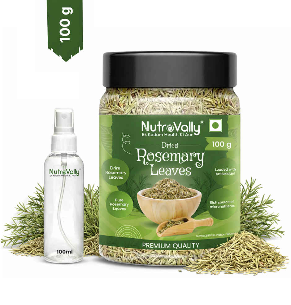 NutroVally Rosemary Leaves + Hair Mist Bottle