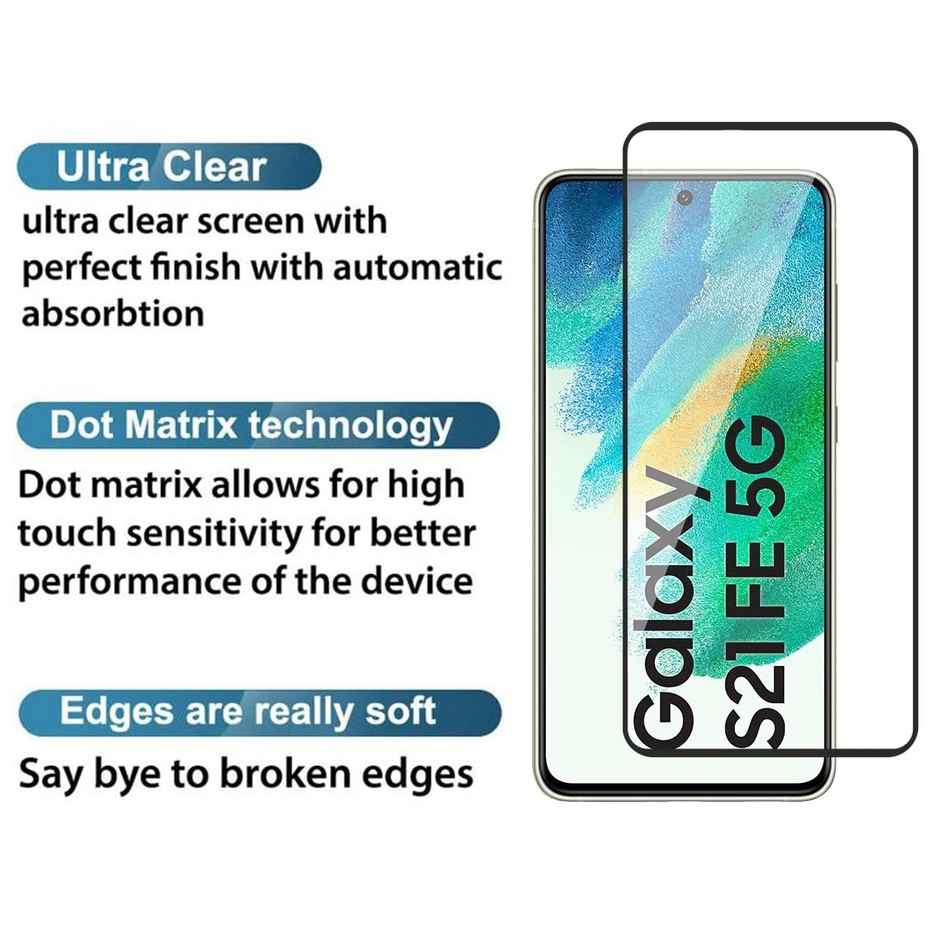Artistque Tempered Glass for Samsung Galaxy S21 FE Screen Protector Guard