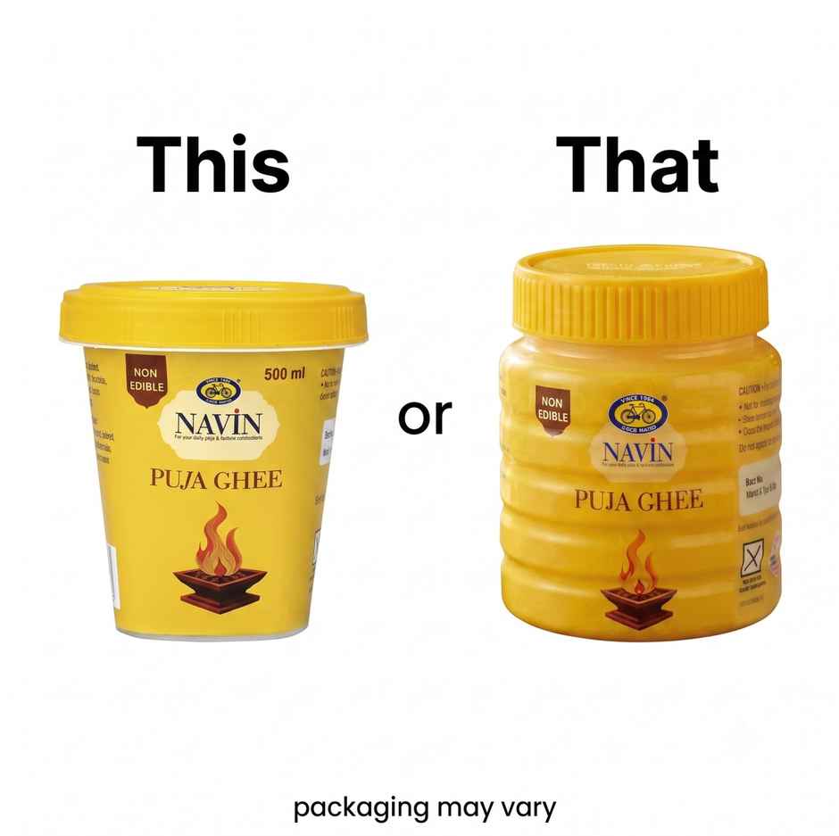 Pure Puja Ghee | Non-Edible Ghee for Diyas, Aarti & Rituals | Cycle