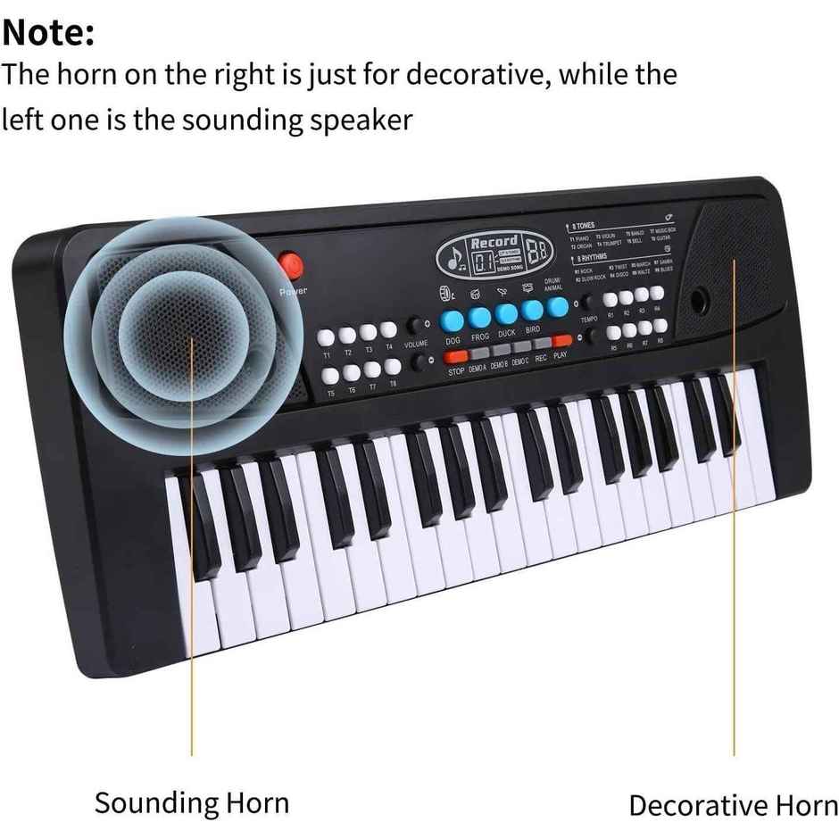 Storio 37 Keys Piano Keyboard for Kids | Musical Learning Toy