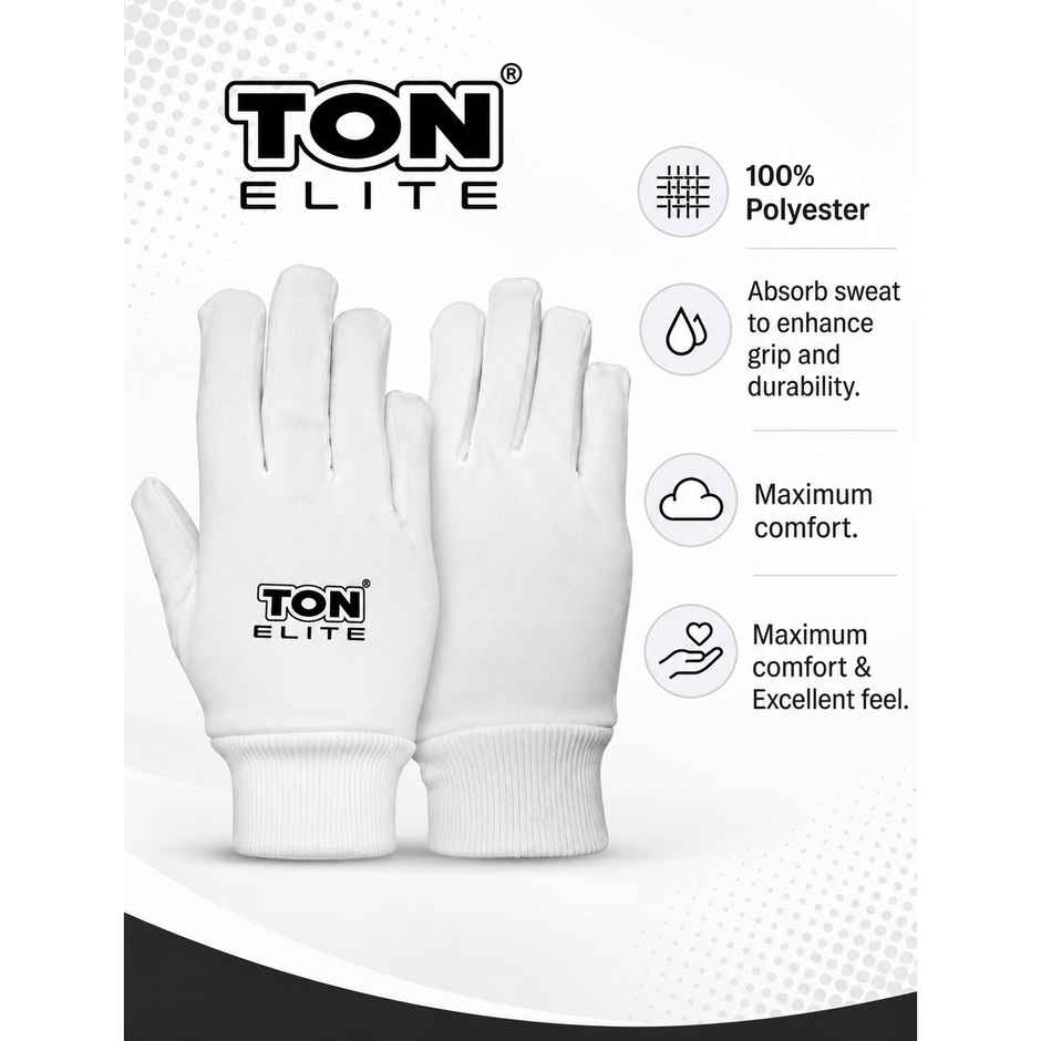 S S Ton Elite Full Finger Inner Gloves for Men