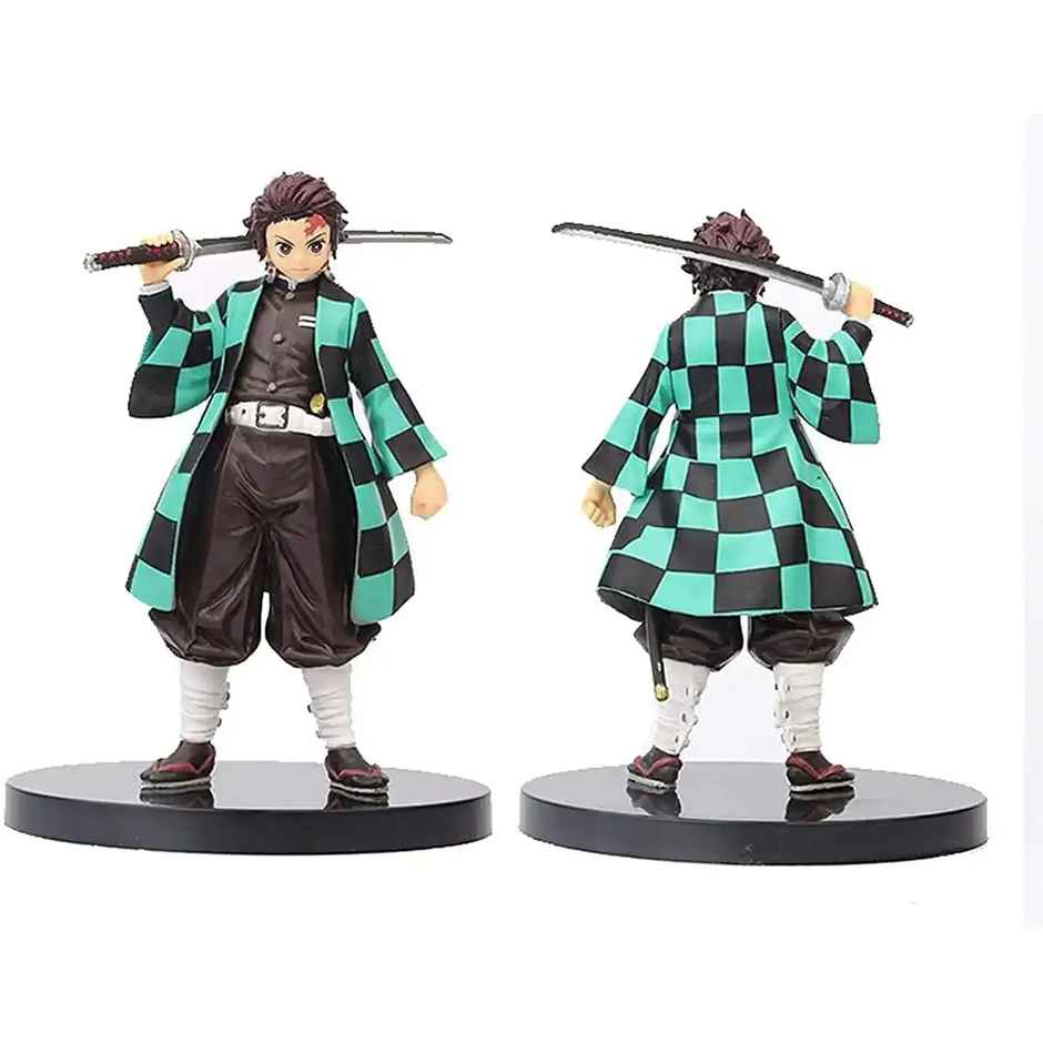 Awestuffs Tanjiro Demon Slayer Action Figure Limited Edition for Car Dashboard