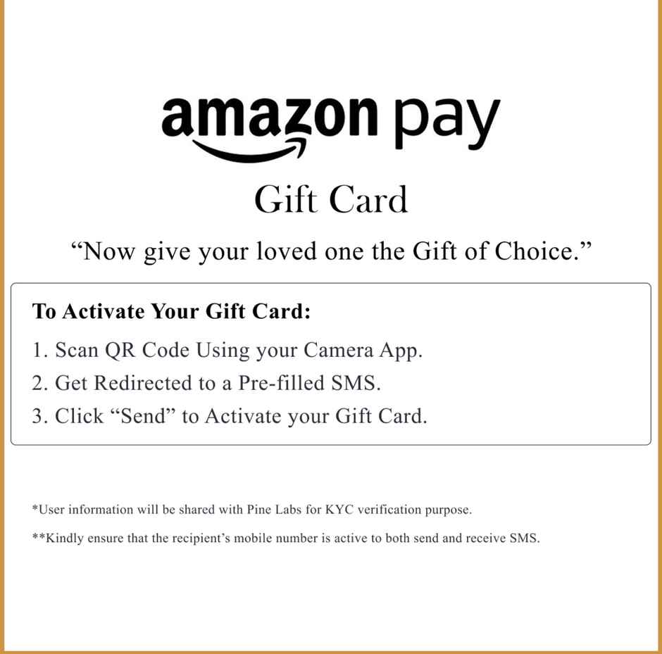 Amazon Pay Gift Card 10000
