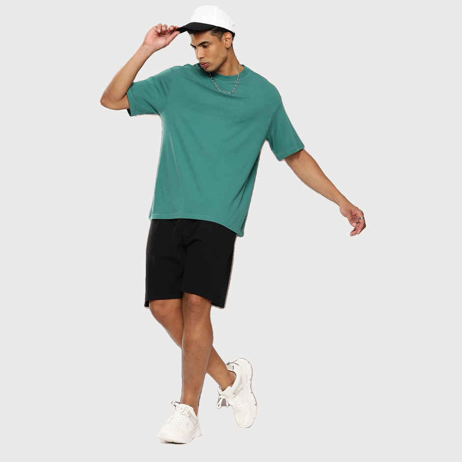 Dillinger Men's Solid Regular Shorts | Black - XL