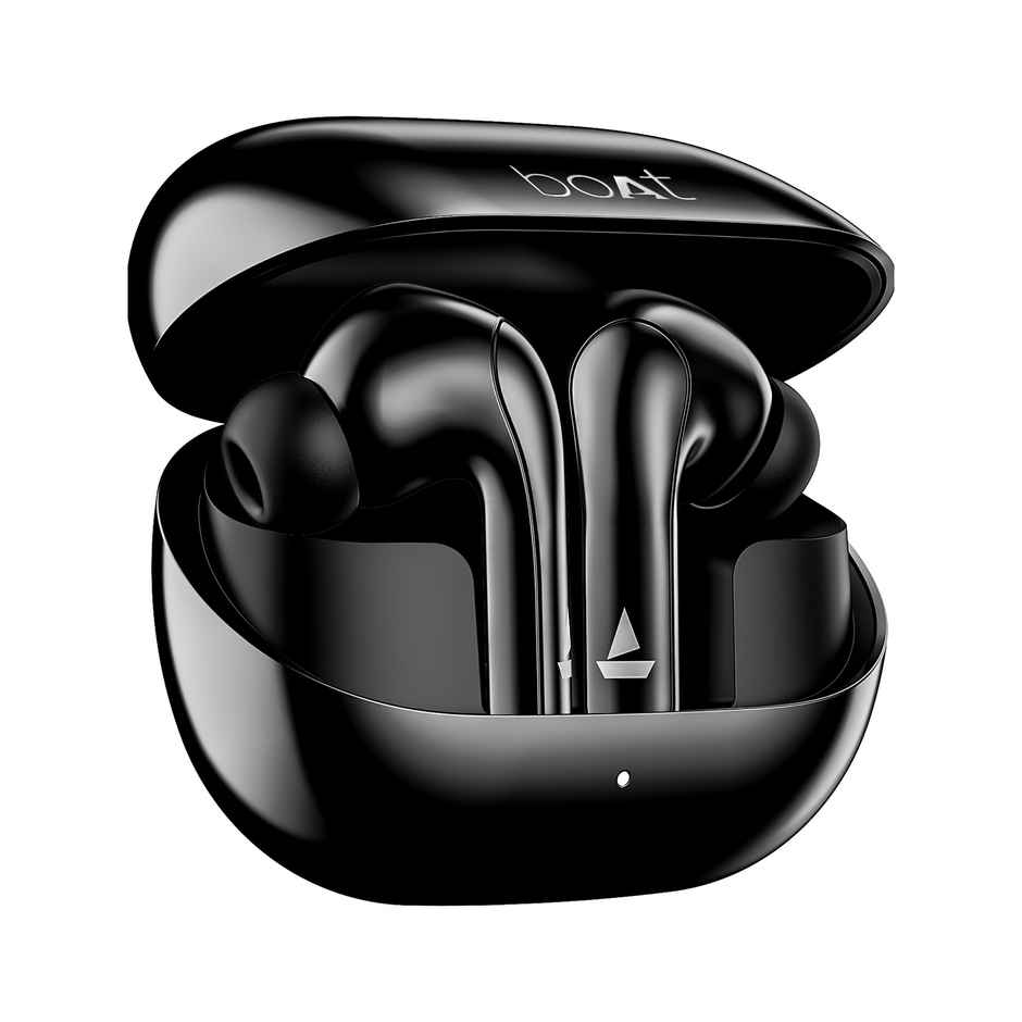 boAt Airdopes 155 Tws Earbuds W/ 40h Playtime, in-ear Detection, Quad Mics Enx Tech (Active Black)