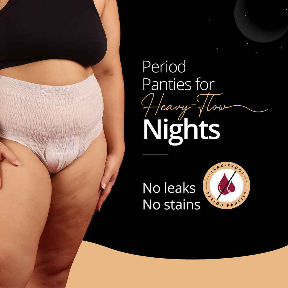 Carmesi Disposable Period Panties | All-Night Protection | L-XL
