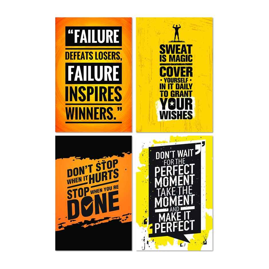 Paper Plane Design Wall Posters For Office Decor | Set of 10 | Size | 12 Inch x 18 Inch | D45