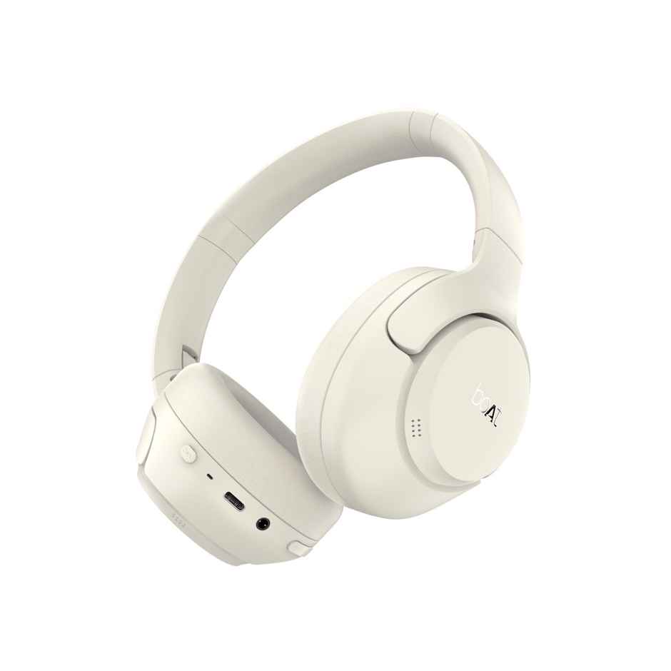 boAt Rockerz 551 ANC Pro BT Headphones | 42 dB Hybrid ANC | 72H Playtime | 40mm | Hazel Beige