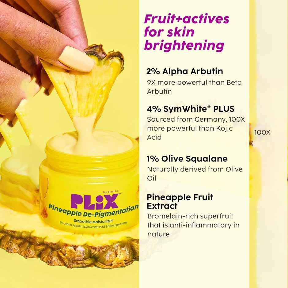 Plix The Plant Fix Pineapple De-pigmentation Skincare Kit For Dark Spot Removal