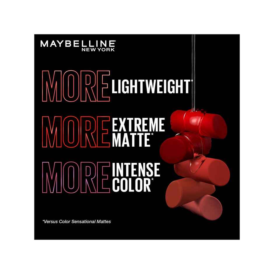 Maybelline New York CSULB 199 Lipstick | More Ruby | Long Lasting