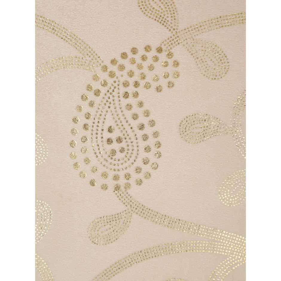 Hosta Homes Soft Velvet Golden Foil Geometric Pattern Printed Cushion Covers | Pack of 2