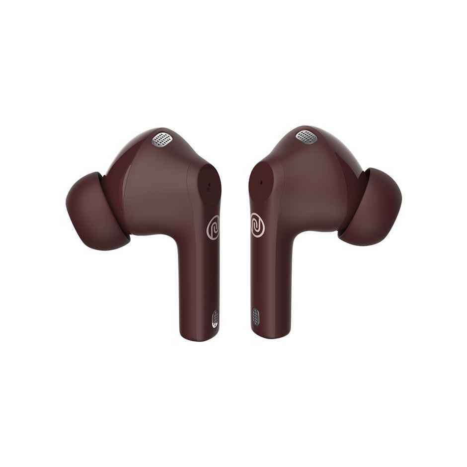 Noise Buds Nero TWS Earbuds with Rubberised Finish, Quad Mic ENC & 45H Playtime, IPX5 Water Resistance - Deep Wine